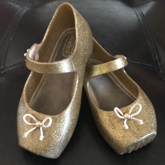 Size 7 gold Mini Melissa - Picture 1 of 3